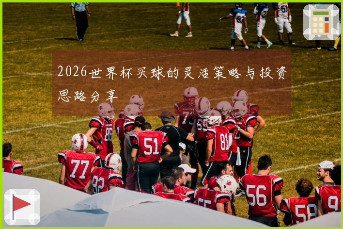 2026世界杯买球的灵活策略与投资思路分享